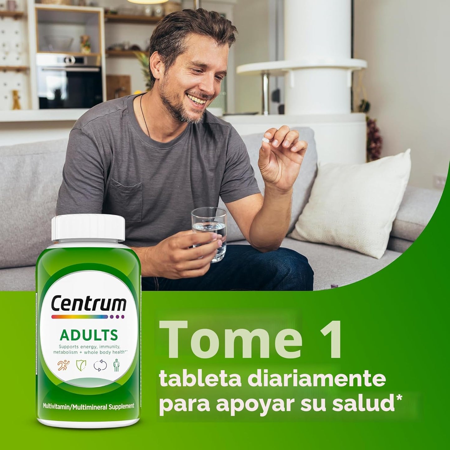 Centrum Suplemento multivitamínico\/multimineral para adultos con a...