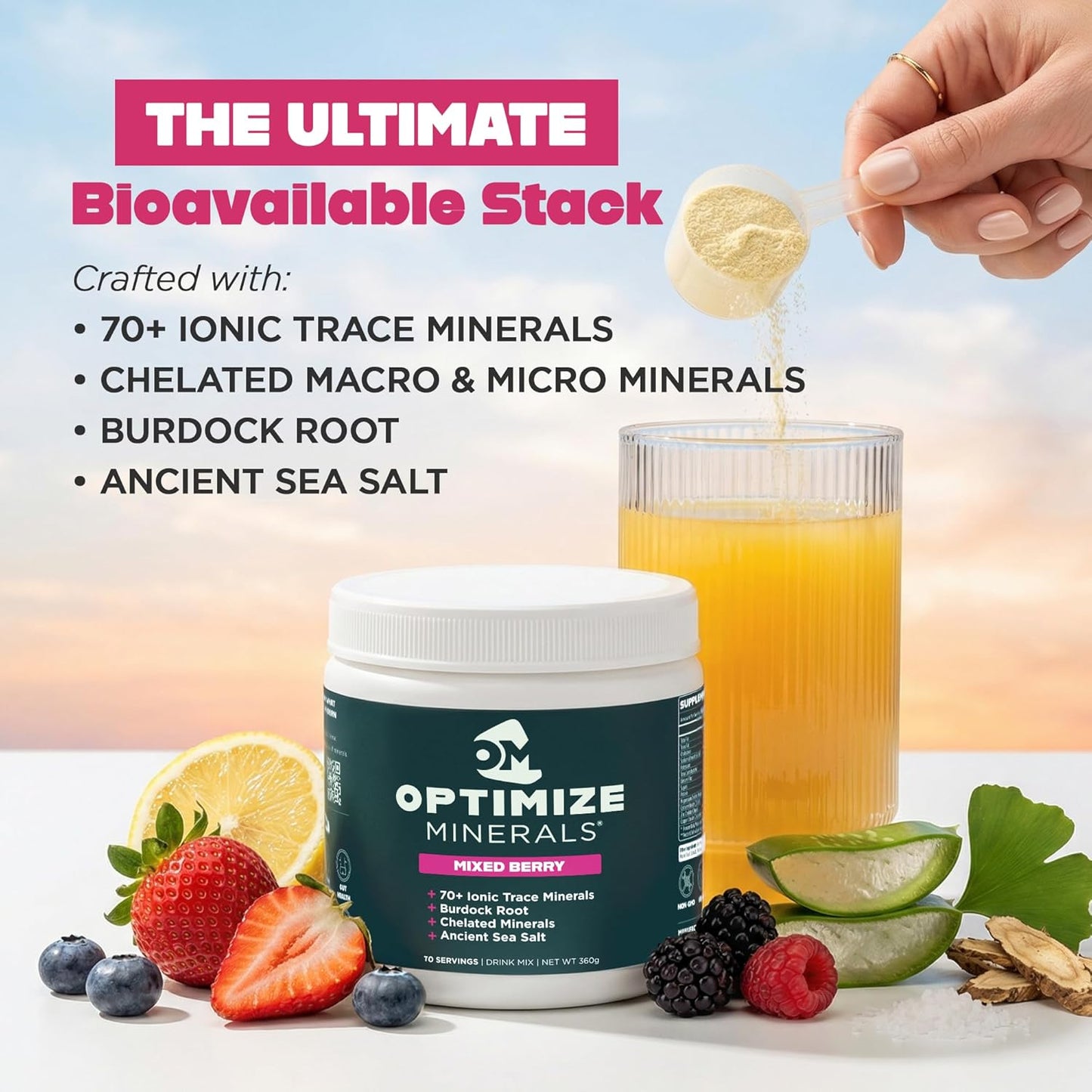 Optimize Minerals Fórmula Diaria Multi Mineral \u2013 Suplemento en...