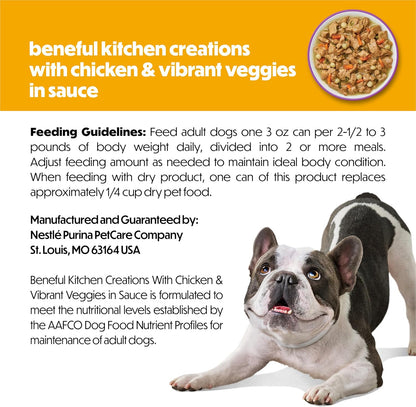 Purina Beneful Kitchen Creations - Alimento húmedo para perros con...