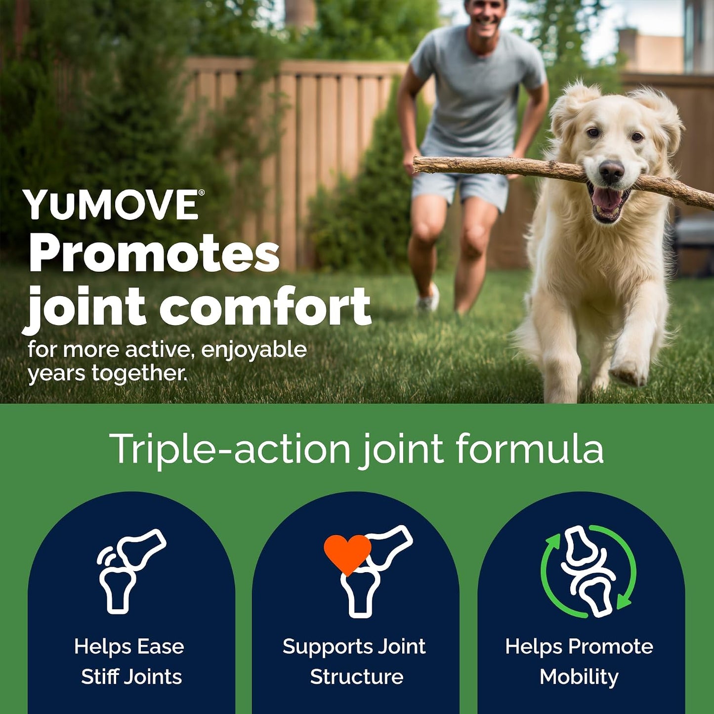YuMOVE - Suplemento para cadera y articulaciones para perro, fuerza...