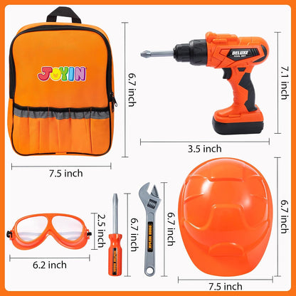 JOYIN Juego de herramientas para niños de 32 piezas, juguetes de he...