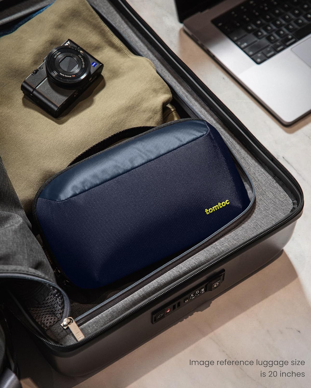 tomtoc Organizador Electrónico de Accesorios Bolsa Técnica para Car...