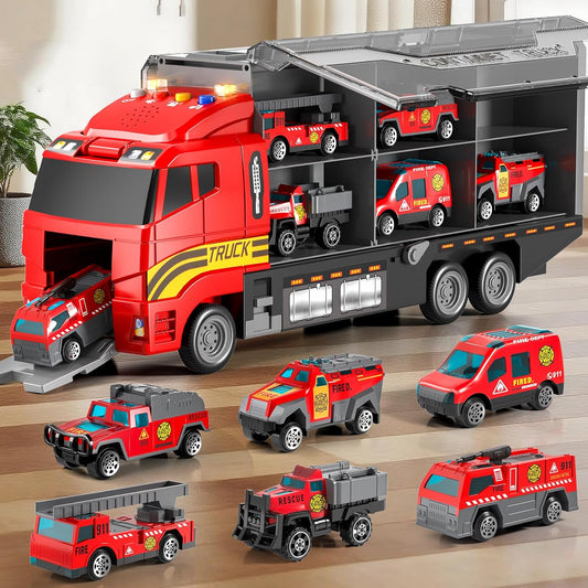 Juguetes para niños de 3, 4, 5, 6 años con autos de juguete fundido...