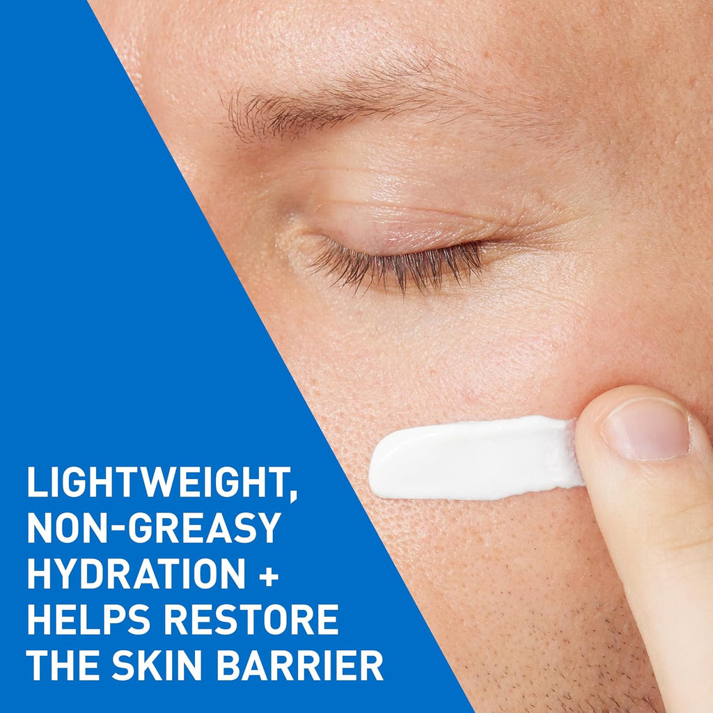 CeraVe Loción hidratante ultraligera SPF 30, protector solar para c...