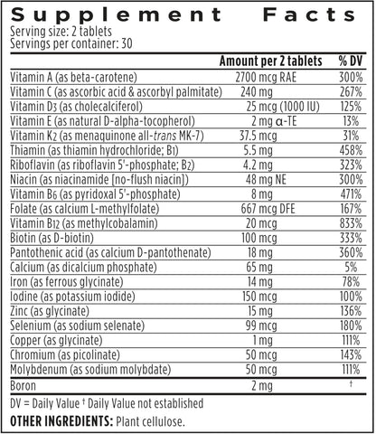 Igennus Multivitamínico Metilado de Alta Potencia para Mujeres, Ing...