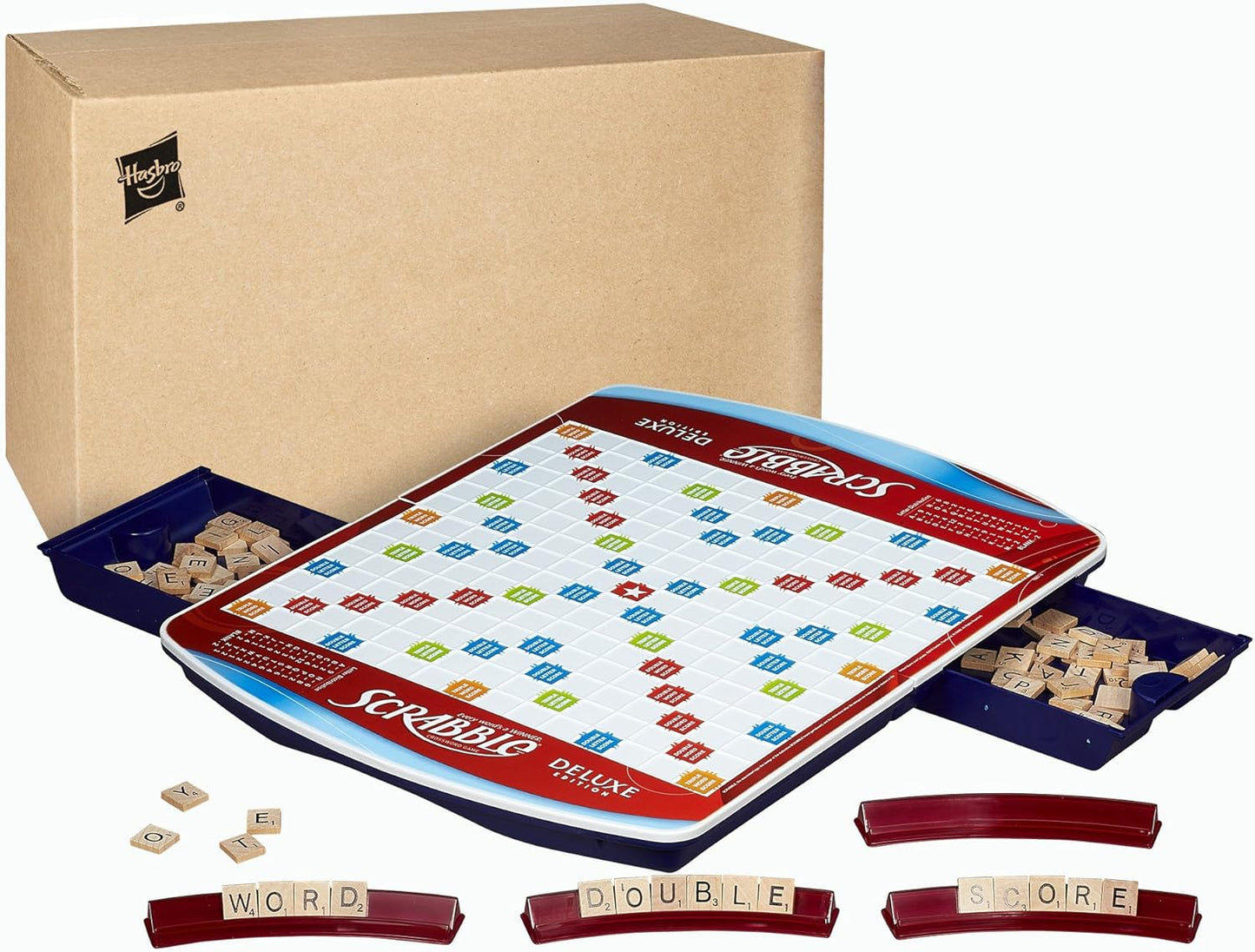 Scrabble edición Deluxe.