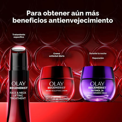 Crema micro escultora Olay Regenerist antienvejecimiento avanzado,...