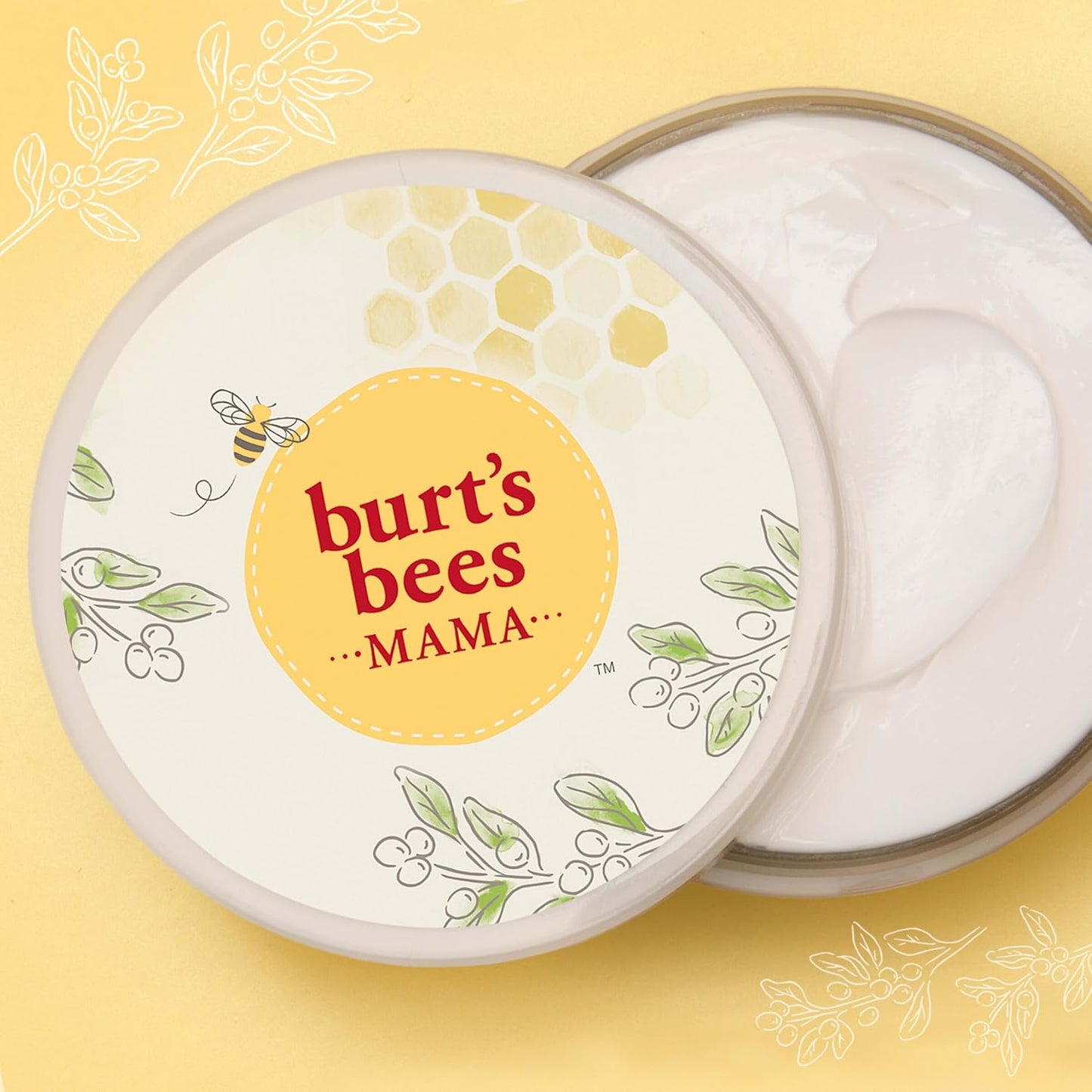 Crema Burt's Bees Mama Belly para el cuidado de la piel, loción...