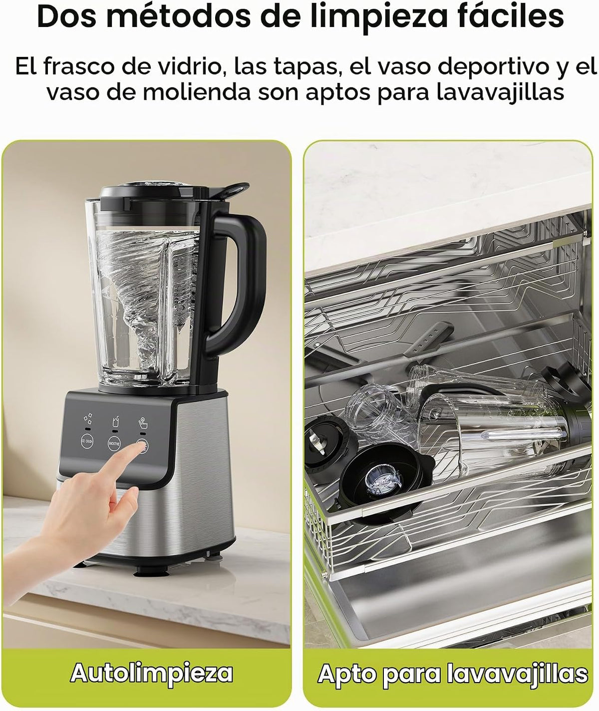 HoninJoy Licuadoras de encimera para cocina, licuadora profesional...