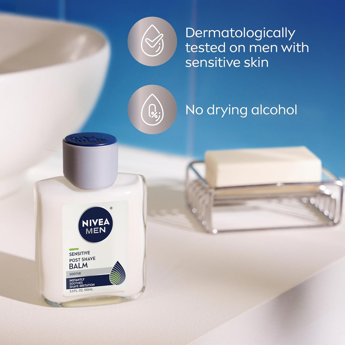 Bálsamo para después de afeitar Nivea Men Sensitive