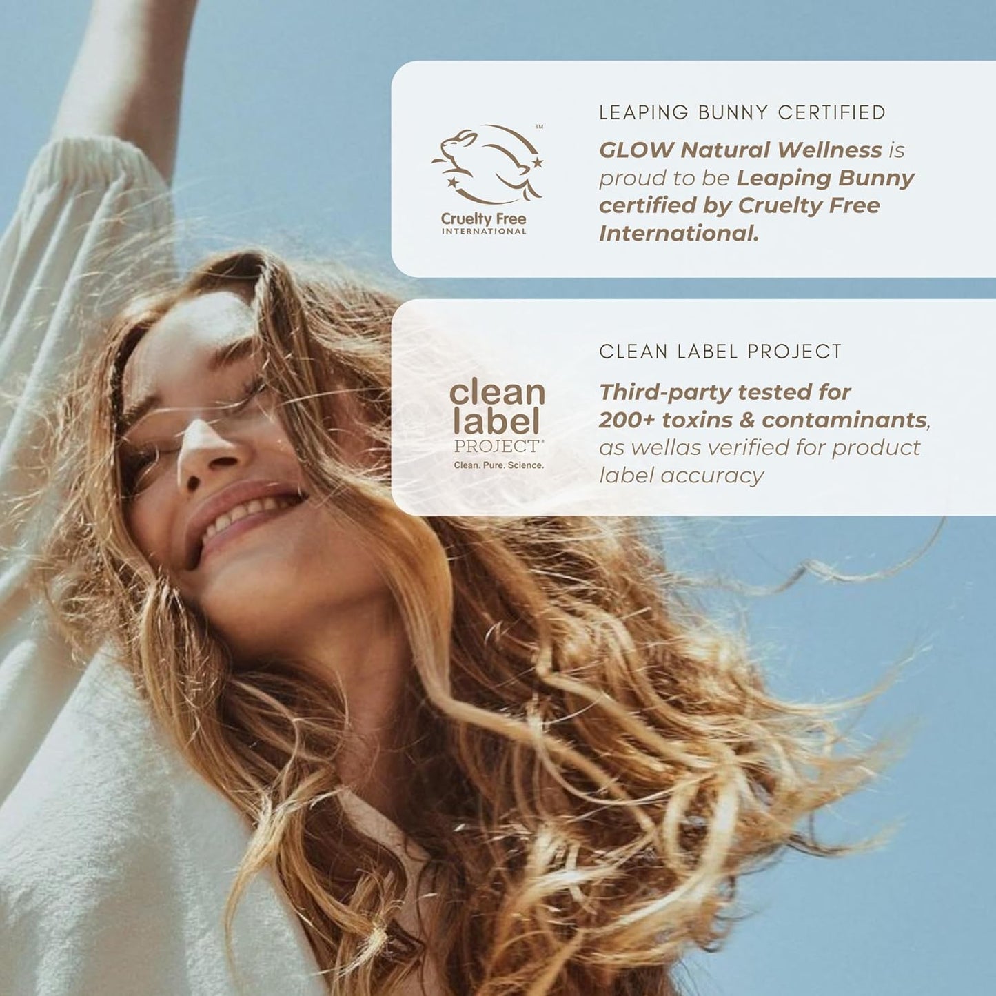 Glow Natural Wellness Glow Below - Suero femenino hidratante con ác...