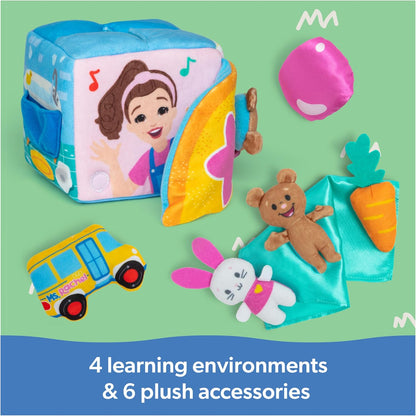 Caja de Aprendizaje Sorpresa Oficial de Ms. Rachel, Juguetes Educativos con Animales de Peluche, Juguetes Sensoriales y Actividades para Bebés, Juguetes para Niños y Niñas de 0-2+