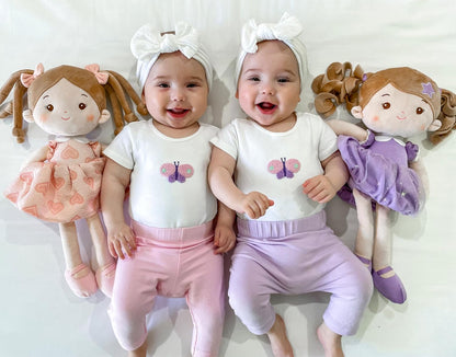 LeyaDoll Juguetes suaves de muñeca bebé (16 pulgadas), muñeca de tr...