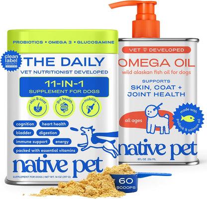Native Pet Daily Wellness Bundle \u2013 Vitaminas y suplementos par...