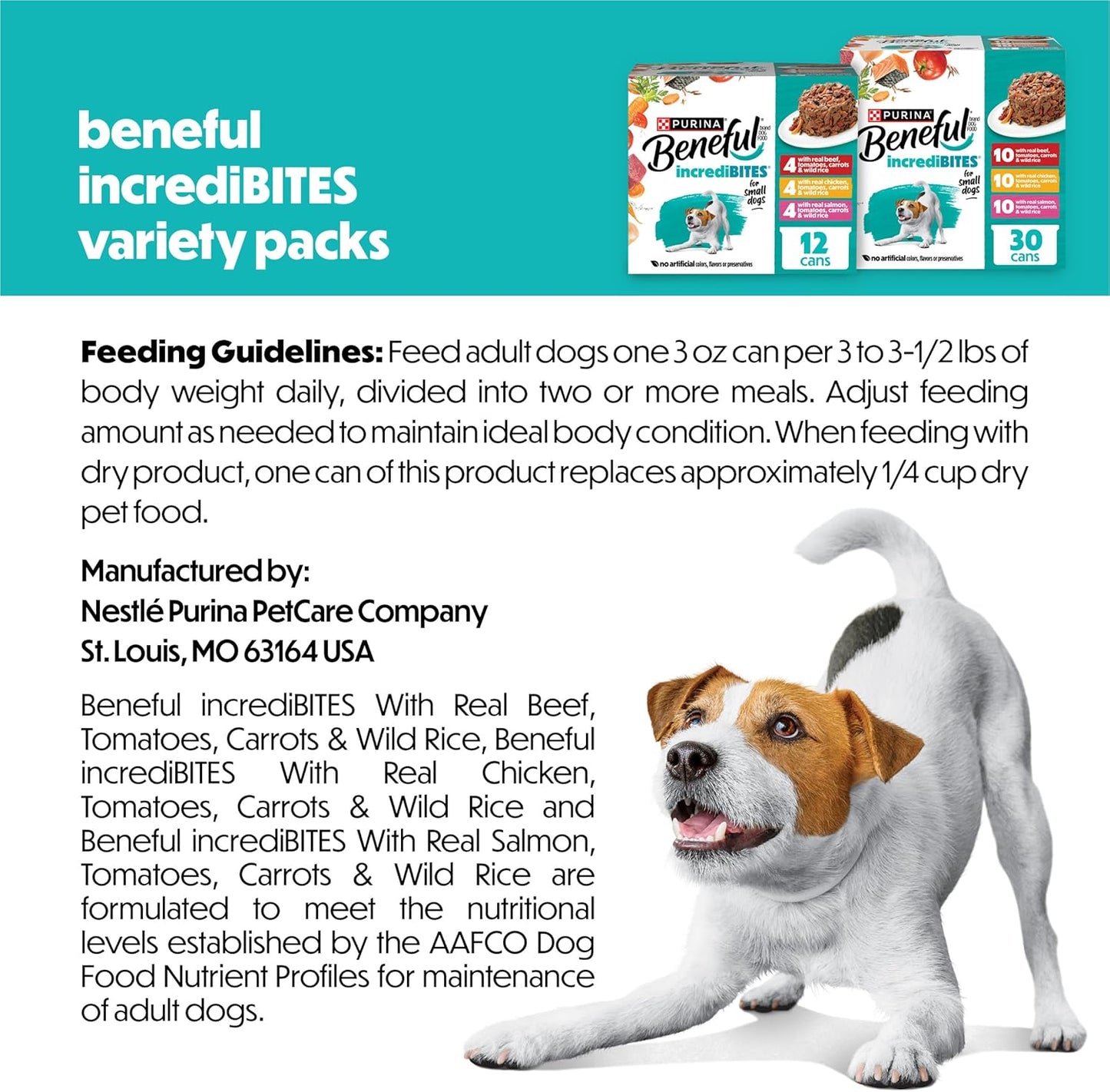 Beneful Purina - Paquete variado de alimentos húmedos para perros d...