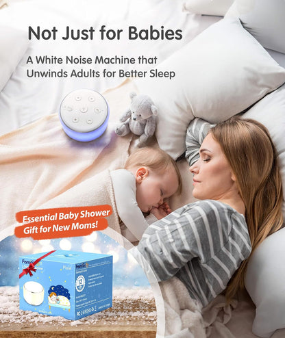Máquina de Sonido Blanco FamiSym para Bebés para Dormir con Luz Noc...