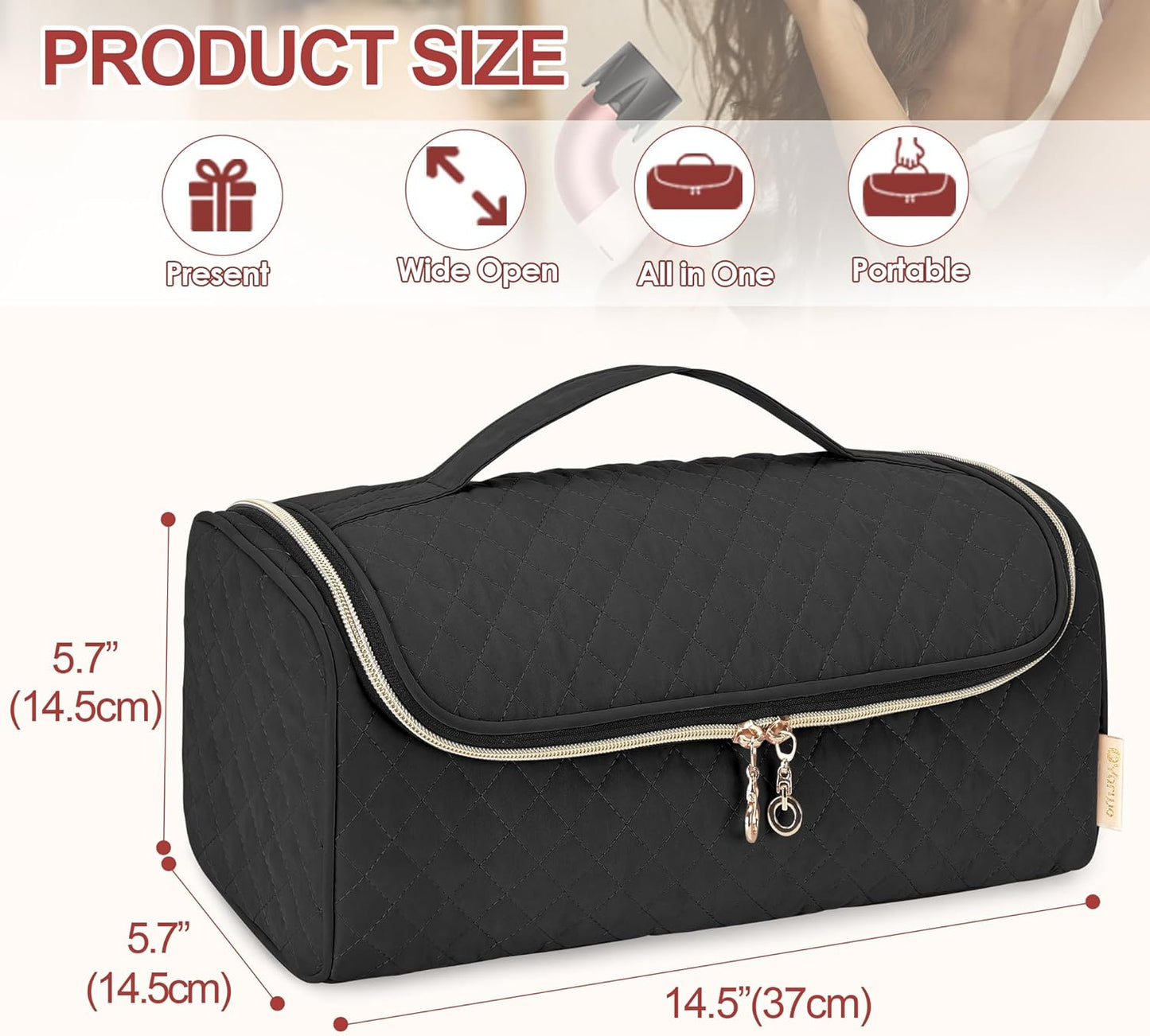 Yarwo Funda de transporte mejorada 2026 compatible con secador de p...