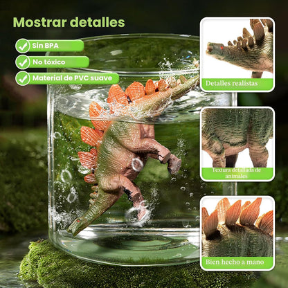 RISUNTOY - Juguetes de dinosaurios para niños de 3 a 5 años, juego...