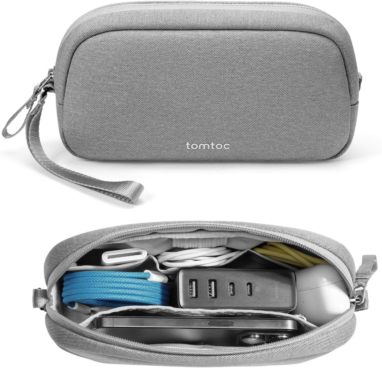 tomtoc Estuche organizador de accesorios de viaje para electrónicos...