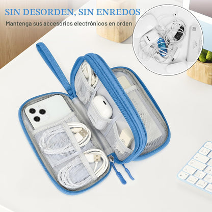 FYY Organizador electrónico, organizador de viaje en bolsa, bolsa d...