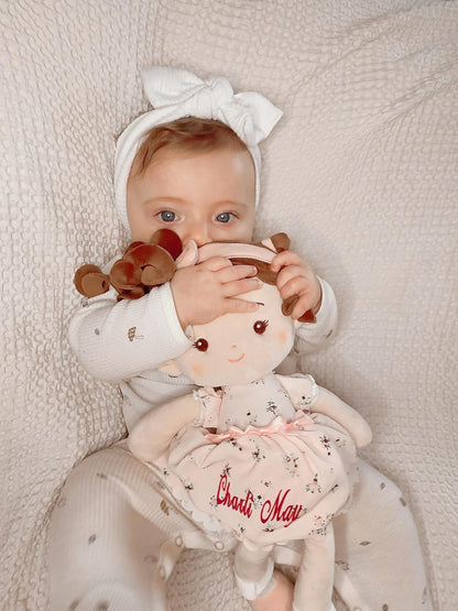 LeyaDoll Muñeca de bebé suave de felpa (16 pulgadas), mi primera mu...