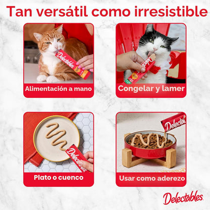 Delectables Squeeze Up - Paquete variado de puré cremoso exprimible...