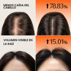 lilyeve GROWTURN Champú con cepillo de volumen 3D, biotina, crecimi...