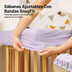 Paquete de 2 fundas protectoras de colchón impermeables para cuna,...