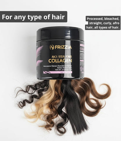 Frizzia Mascarilla capilar ULTRA Colágeno, FÁCIL de usar. Con aceit...