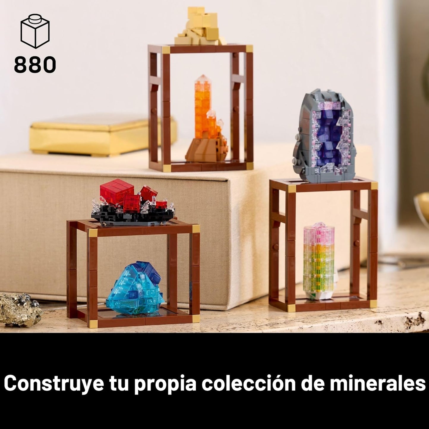 LEGO Ideas Mineral Collection - Juego de construcción para adultos,...