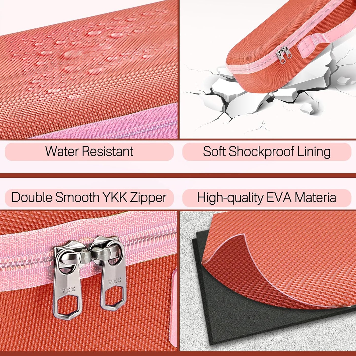 RAIACE Funda de almacenamiento rígida compatible con plancha de pel...