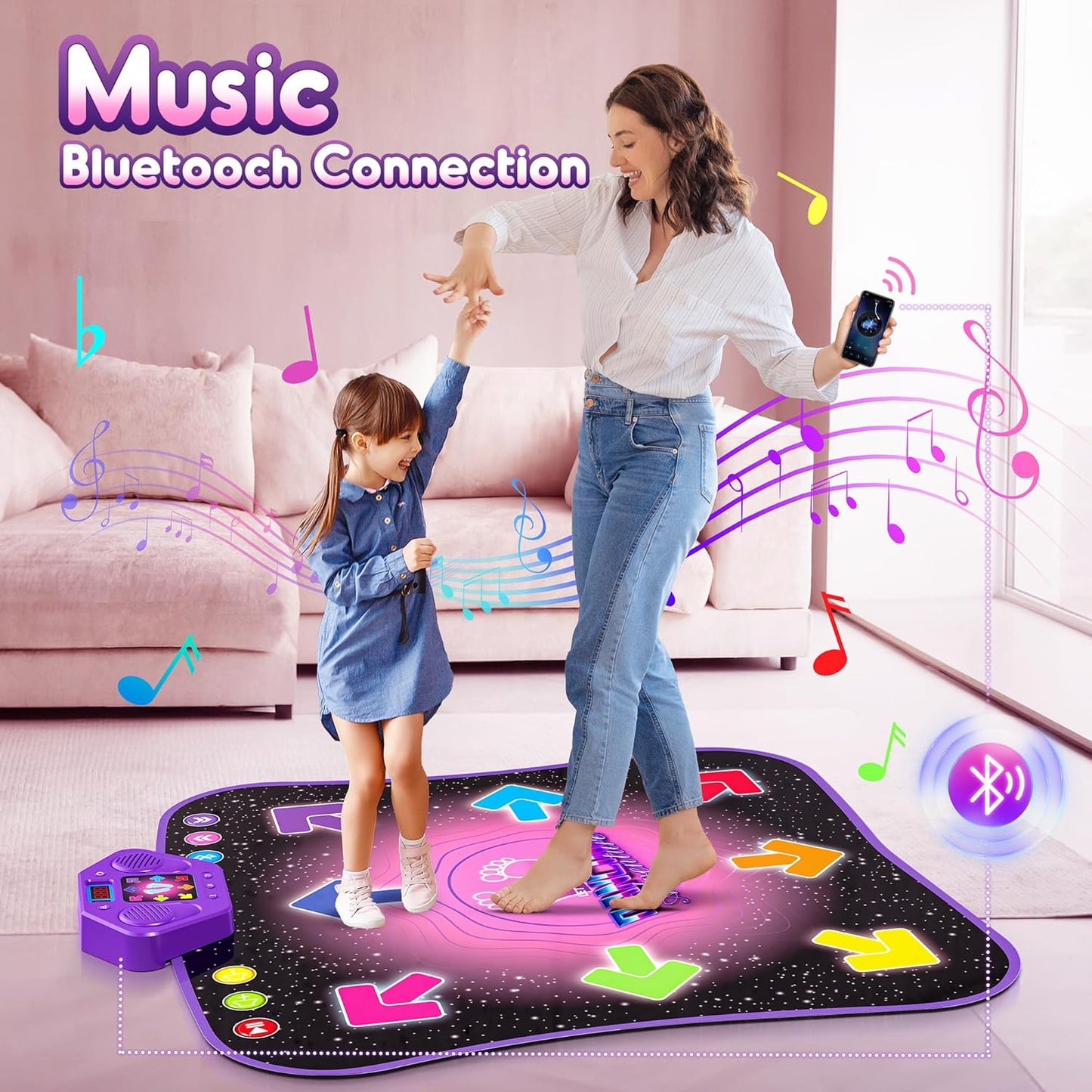 Flooyes Alfombra de Baile, Juguetes para Niños de 3 a 12 Años, Alfo...