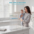 HBlife Organizador de almacenamiento para biberones de bebé, soport...
