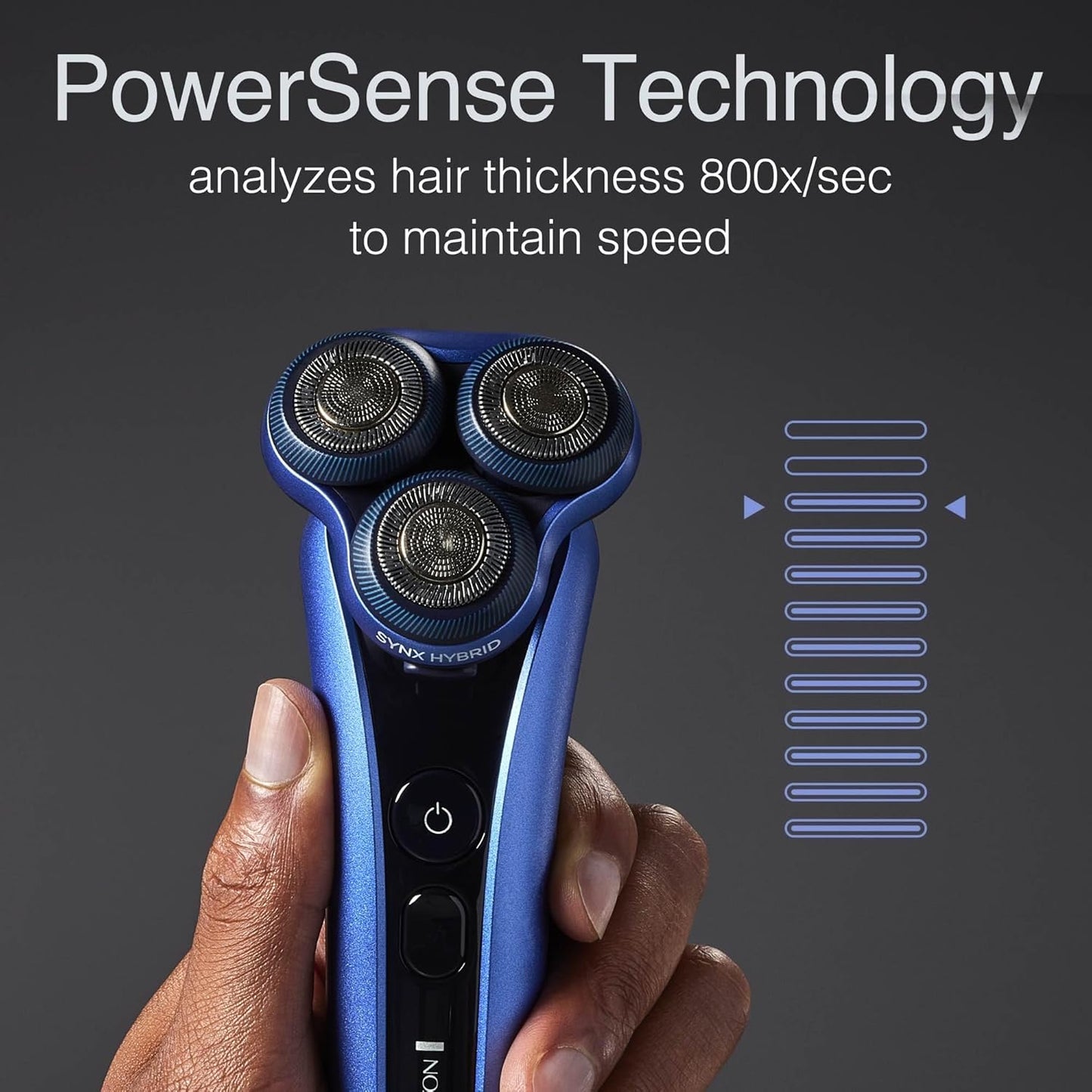 Remington Limitless X7 - Afeitadora para hombre, cuchillas de titanio y tecnología Power Sense, afeitadora eléctrica giratoria de rendimiento avanzado con bola pivotante para comodidad de piel sensible, 100% impermeable.