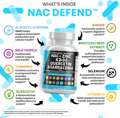 Suplemento de NAC de Clean Nutraceuticals N-Acetil Cisteína Vitamin...