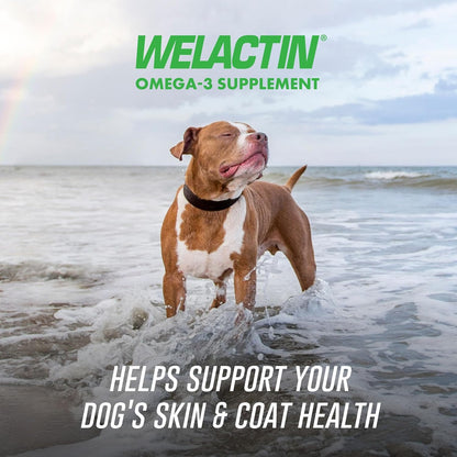 Nutramax Welactin Omega 3 Aceite de pescado para perros, suplemento...