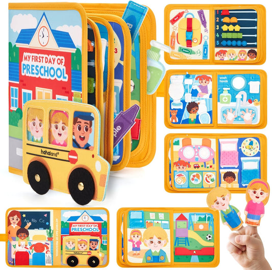 hahaland Busy Book Actividades de aprendizaje preescolar - Regalos...