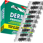 1000 Derby - Cuchillas de afeitar profesionales de un solo filo par...