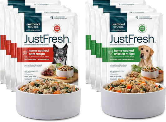 JustFoodForDogs JustFresh Comida Húmeda para Perros, Comidas y Adit...
