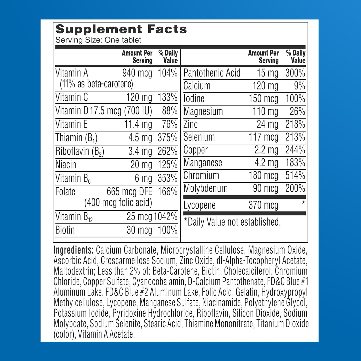 One A Day Multivitamínico Healthy Advantage para hombres con vitami...