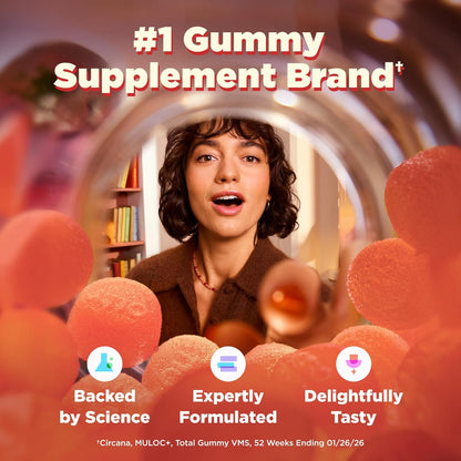 OLLY - Gomitas de probióticos + prebióticos que apoyan la salud dig...