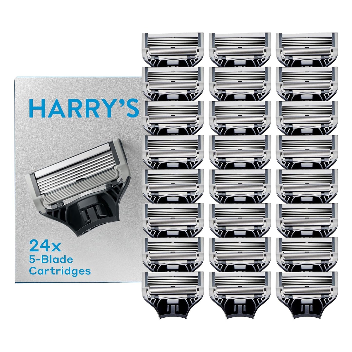 Harry's Original Razor Blades para hombres - 24 maquinillas de afei...