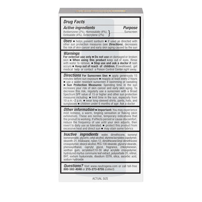 Neutrogena - Crema hidratante antiarrugas Rapid Wrinkle Repair Retinol con protección solar SPF 30, Crema diaria antiarrugas para cara y cuello con ácido hialurónico y retinol, sin parabenos, 1 onza líquida