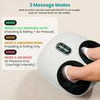 Nekteck Shiatsu - Masajeador de pies con compresión de calor y aire...
