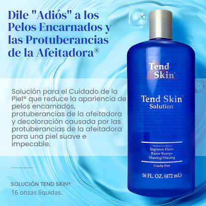 Solución para el cuidado de la piel en botella de Tend Skin.