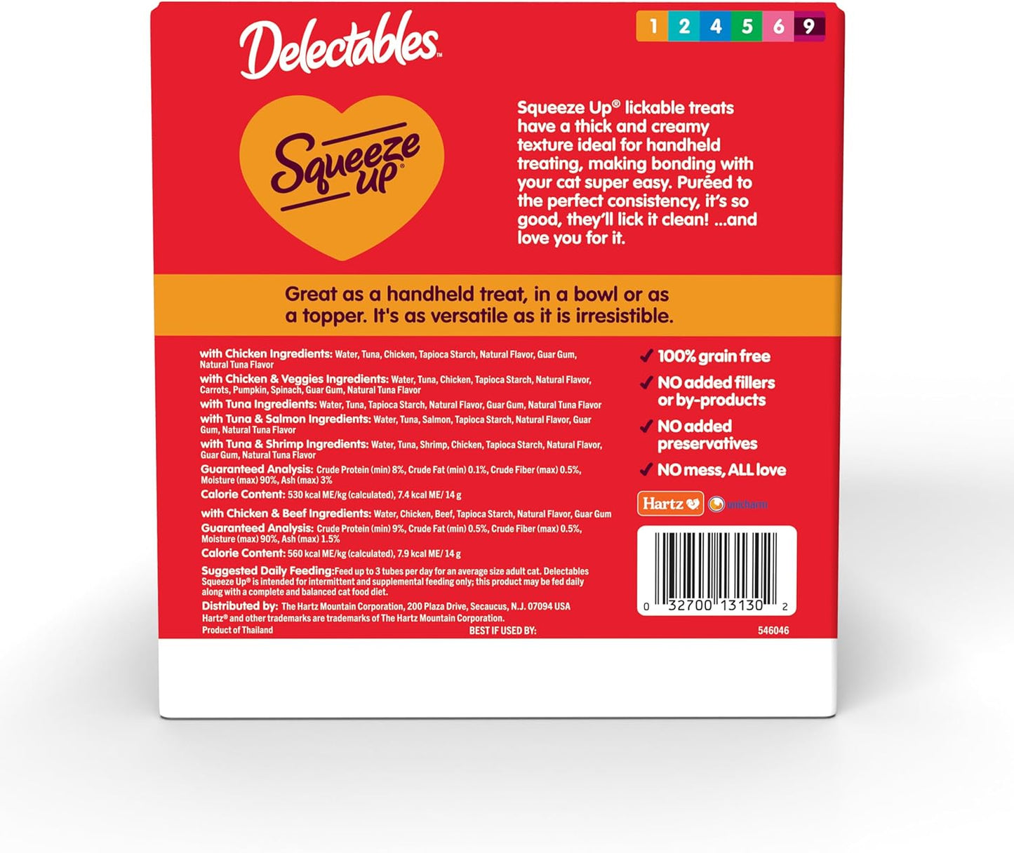 Delectables Squeeze Up - Paquete variado de puré cremoso exprimible...