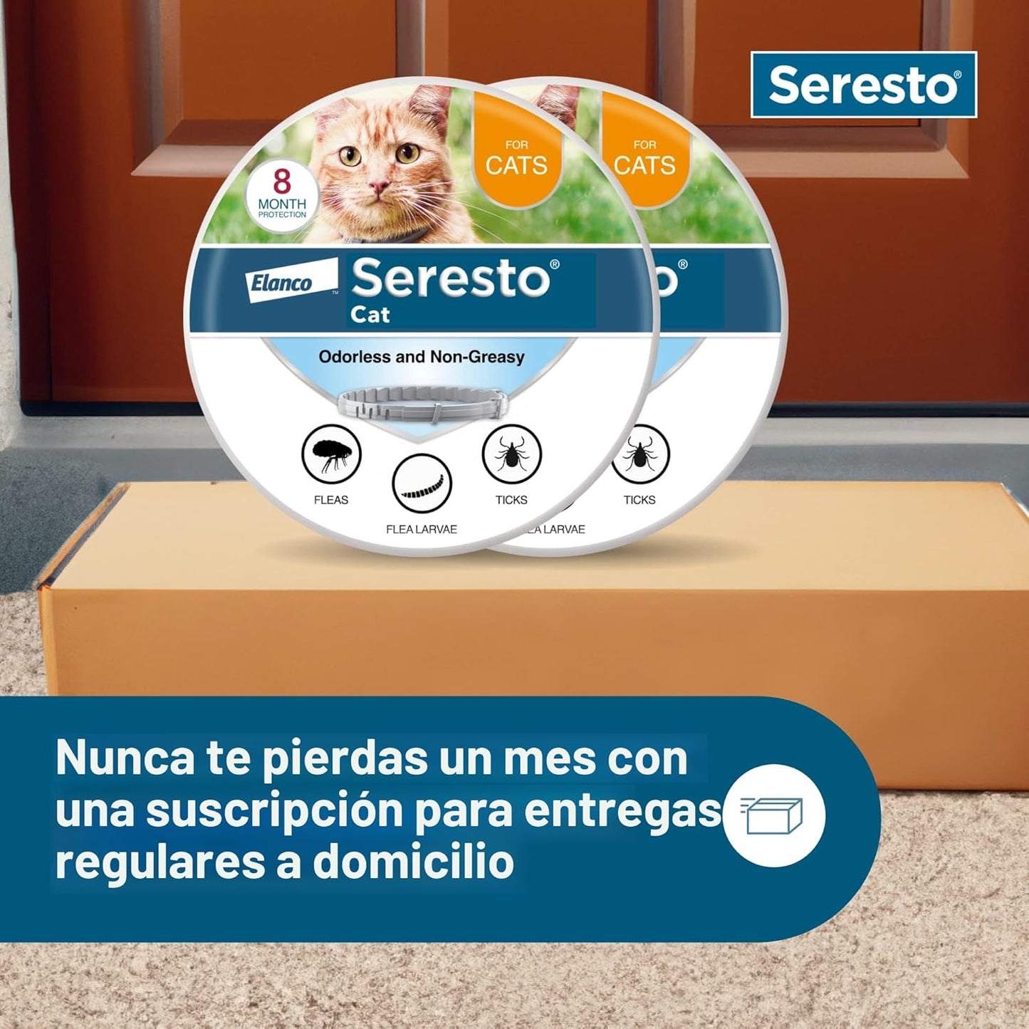 Seresto Collar para tratamiento y prevención de pulgas y garrapatas...