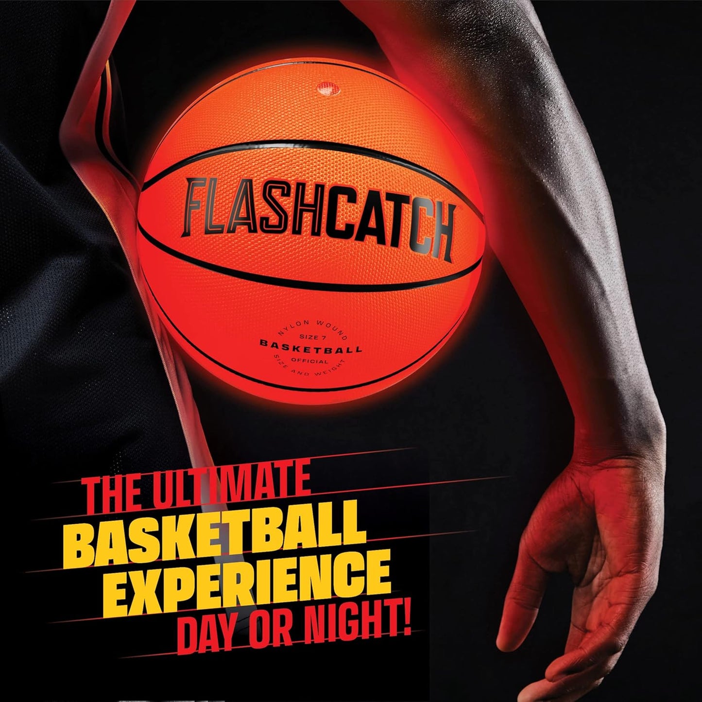 Balón de Baloncesto Iluminado - Resplandeciente en la Oscuridad - Accesorios de Equipo Deportivo Regalos para Niños de 8-15+ Años - Ideas de Regalo de Cumpleaños para Adolescentes