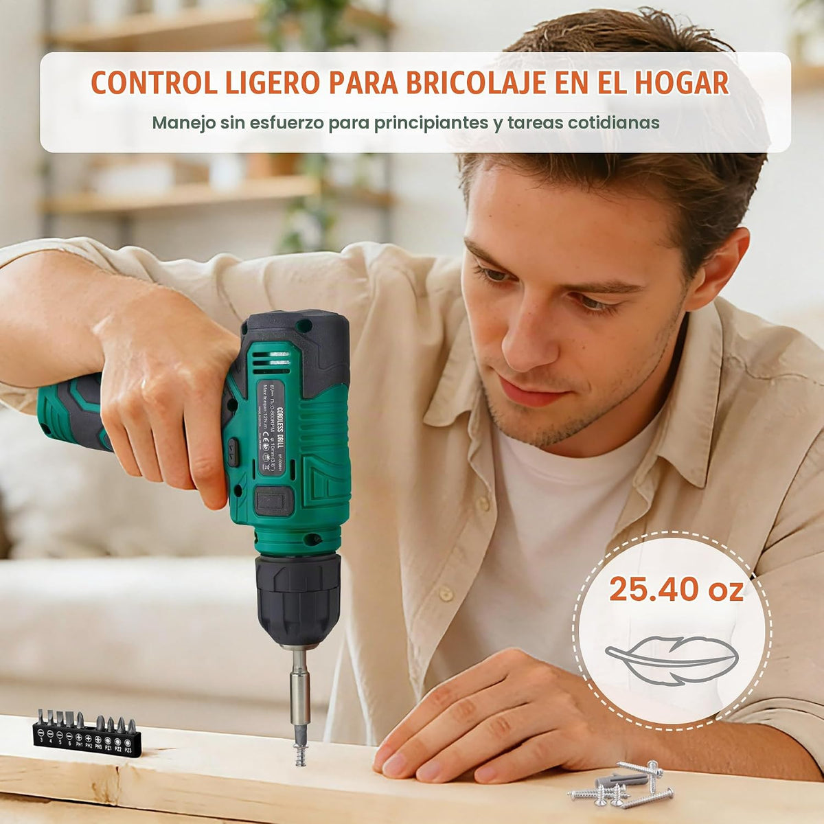 Hi-Spec Taladro eléctrico USB de 8 V y kit de herramientas para el...