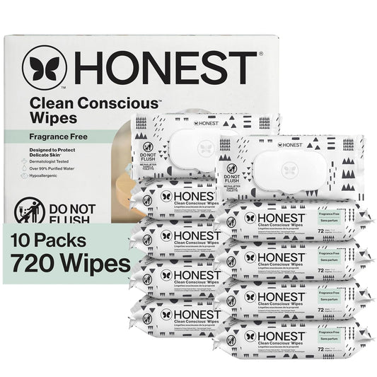 The Honest Company Toallitas hipoalergénicas multiusos para bebé co...